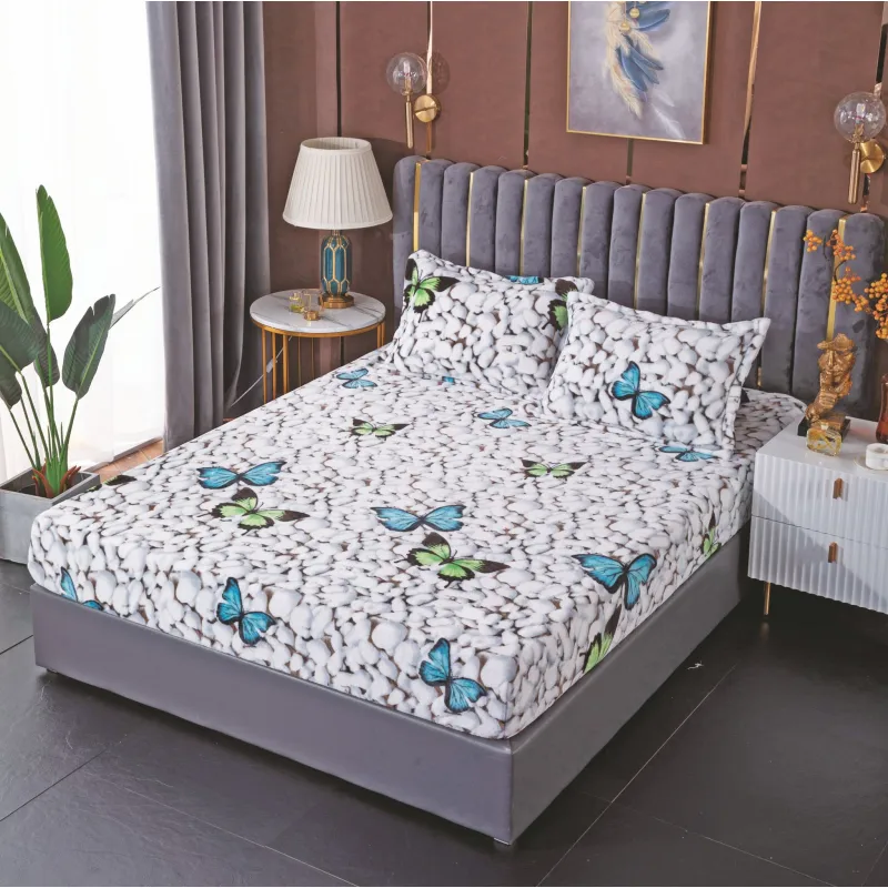 Husa de Pat Cocolino cu Elastic + 2 Fete de Perna pentru Pat Dublu - SUZ141