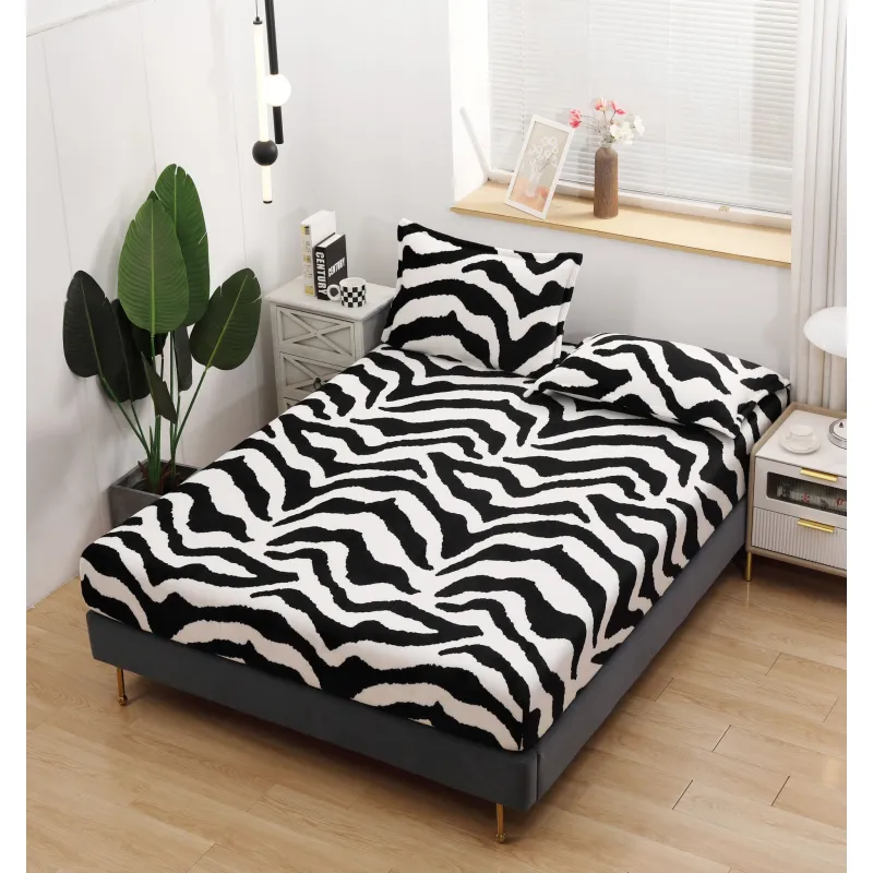 Husa de Pat Cocolino cu Elastic + 2 Fete de Perna pentru Pat Dublu - SUZ147