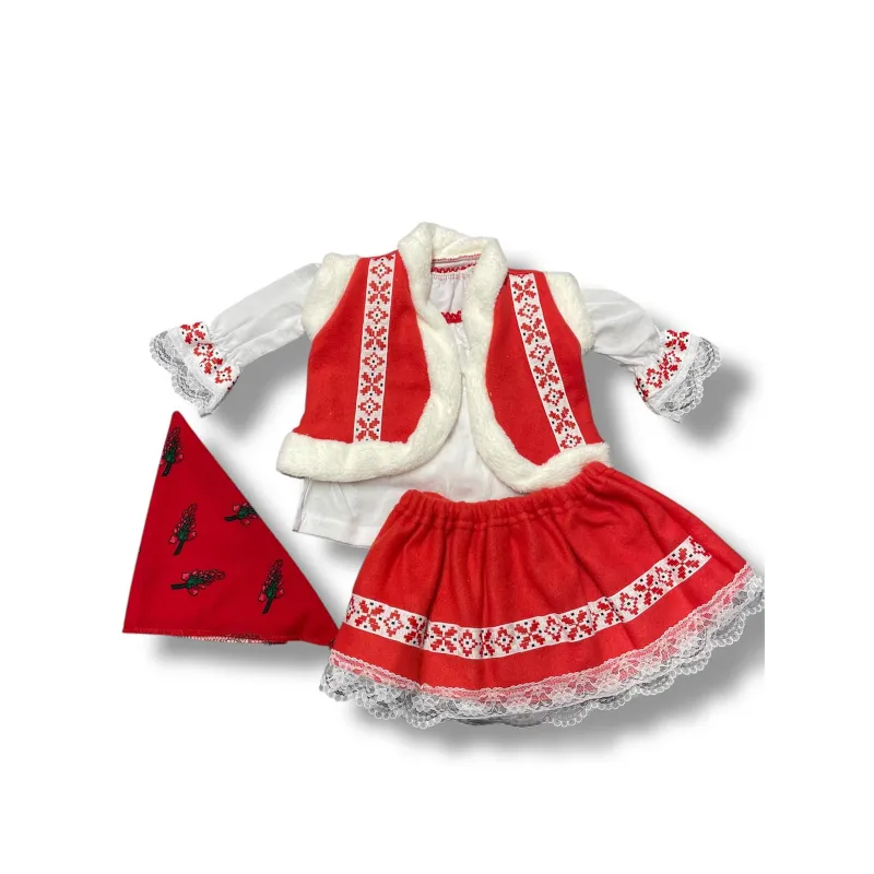 Costum Traditional fetita cu ie si fusta