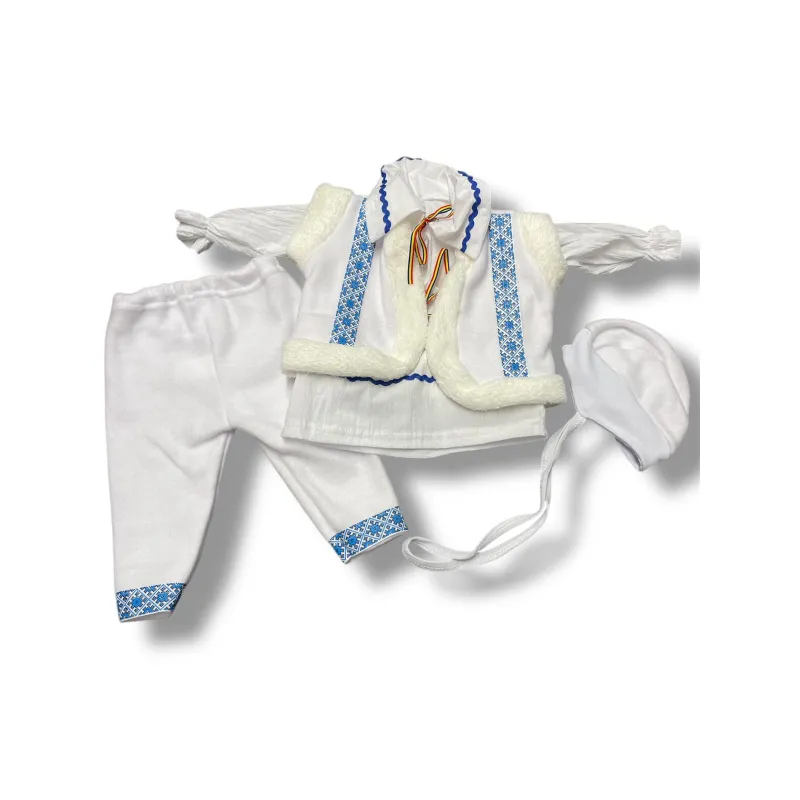 Costum traditional baieti cu ie si pantaloni