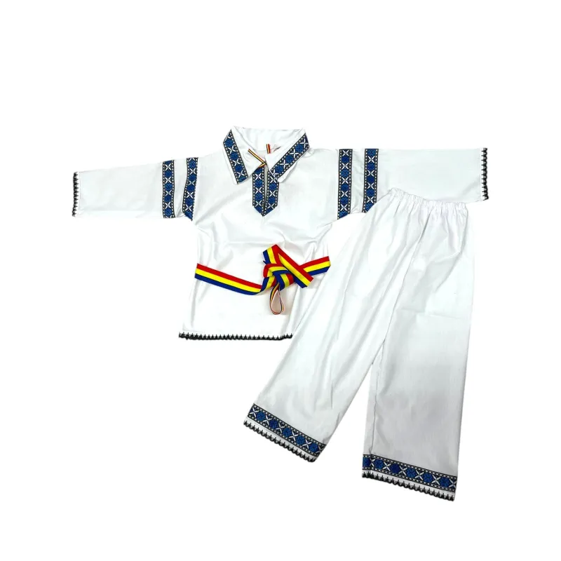 Costum traditional pentru baieti cu ie si pantaloni - TDPITI39