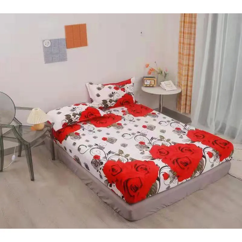 Husa de Pat Cocolino cu Elastic + 2 Fete de Perna pentru Pat Dublu - XIA301