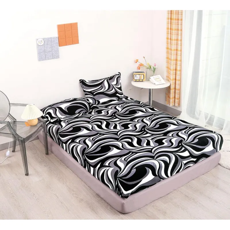 Husa de Pat Cocolino cu Elastic + 2 Fete de Perna pentru Pat Dublu - XIA315