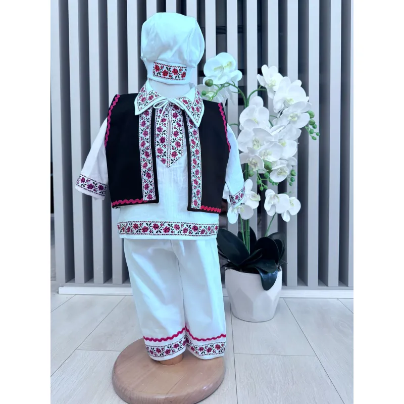 Costum botez 4 piese traditional- DPH352