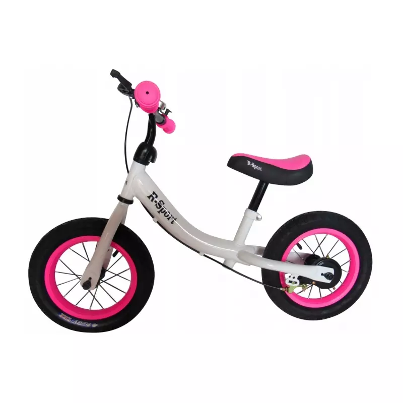 Bicicleta fara pedale copii Sport  - Alb - Roz