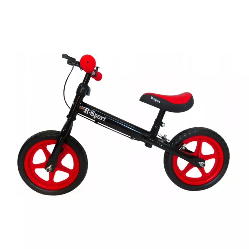Bicicleta fara pedale copii Sport Ergonomica - Rosu - Negru