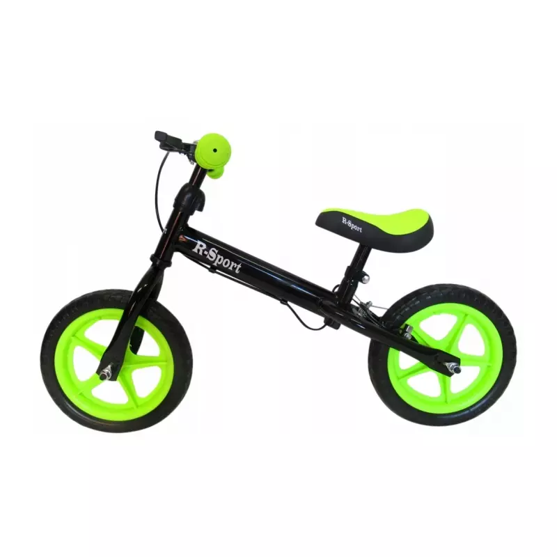 Bicicleta fara pedale copii Sport Ergonomica - Verde - Negru