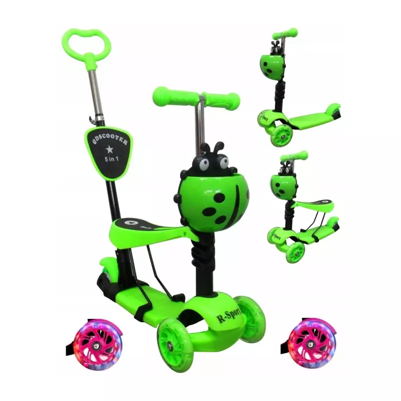 Trotineta 5 in 1 R-Sport H3 - Verde