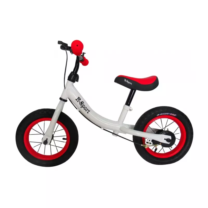 Bicicleta Fara Pedale R-sport R3 - Alb - Rosu