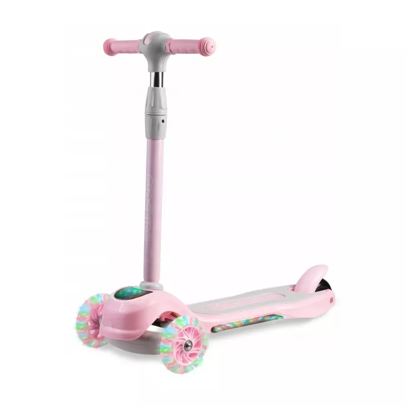 Trotineta cu roti cu LED Ricokids Piko 765001 - Roz