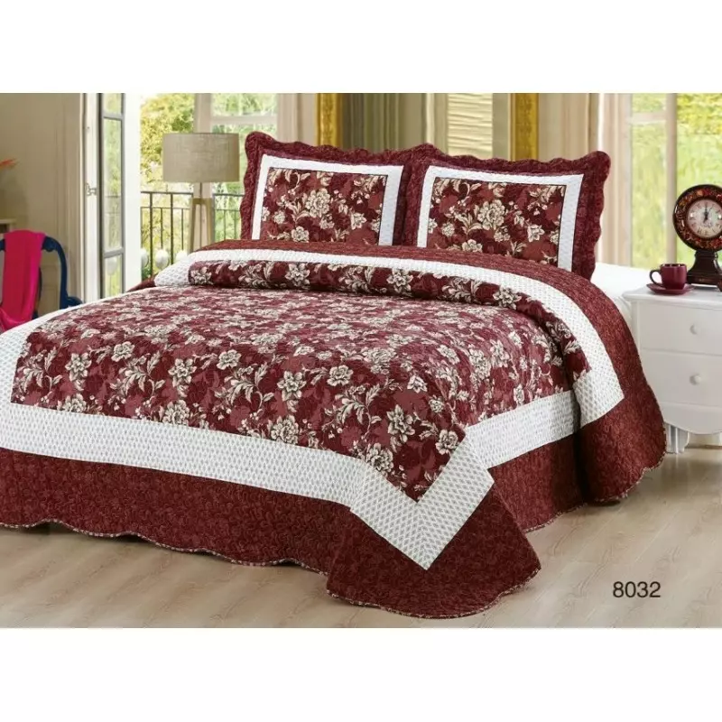 Set cuvertura de pat din bumbac - ll025
