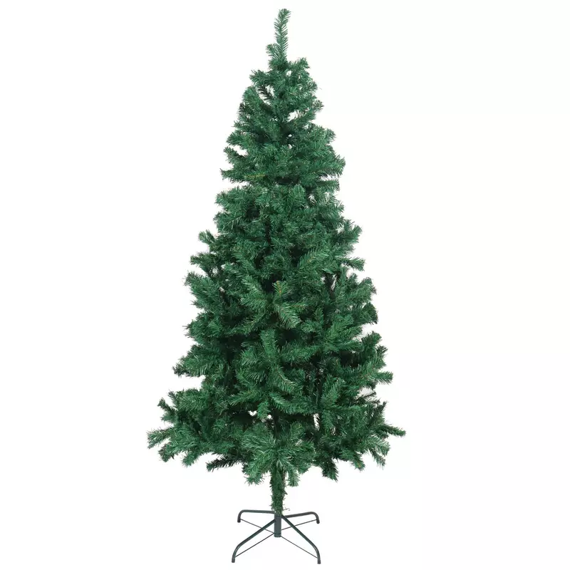 Brad artificial de Craciun, Verde, 210 cm, Suport Inclus - INV8066698