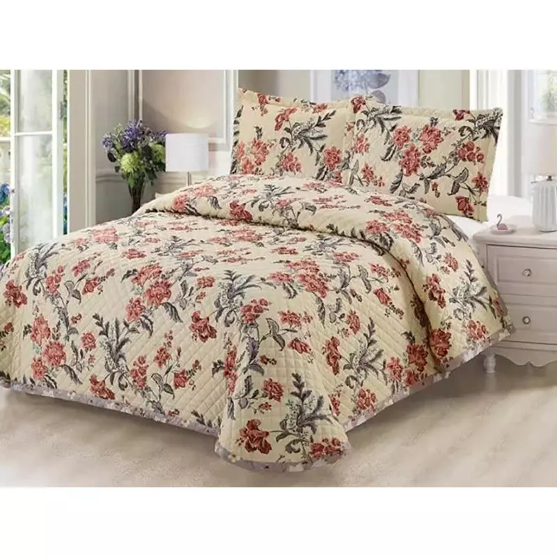 Set cuvertura de pat din bumbac - lil8025