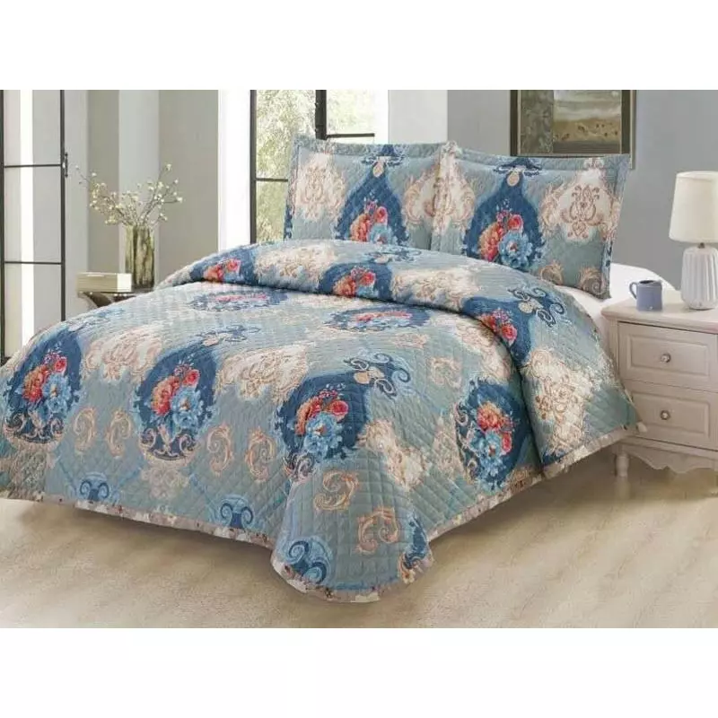 Set cuvertura de pat din bumbac - lil8007