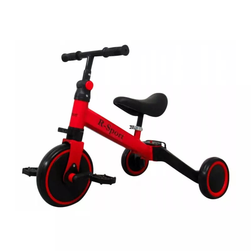 Bicicleta multifunctionala 4 in 1 cu pedale detasabile P8 R-Sport - Rosu