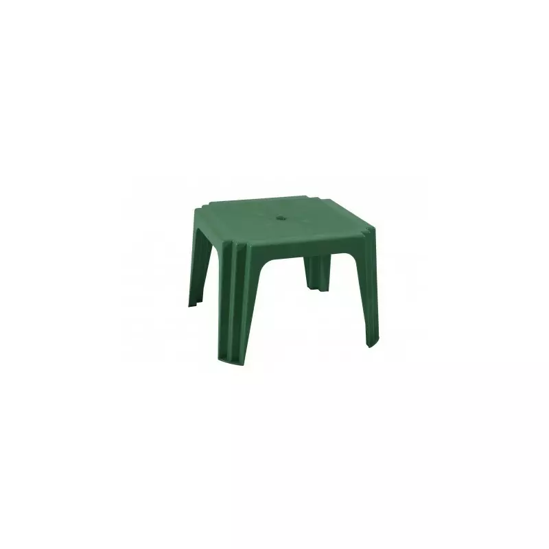 Masuta fixa pentru gradina, plastic, patrata, 2 persoane, 64.5 x 64.5 x 44 cm