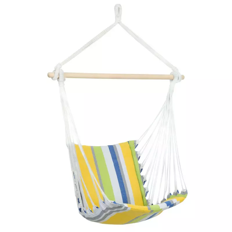 Hamac tip scaun, cu bara din lemn 104 x 56 cm-INV7045020