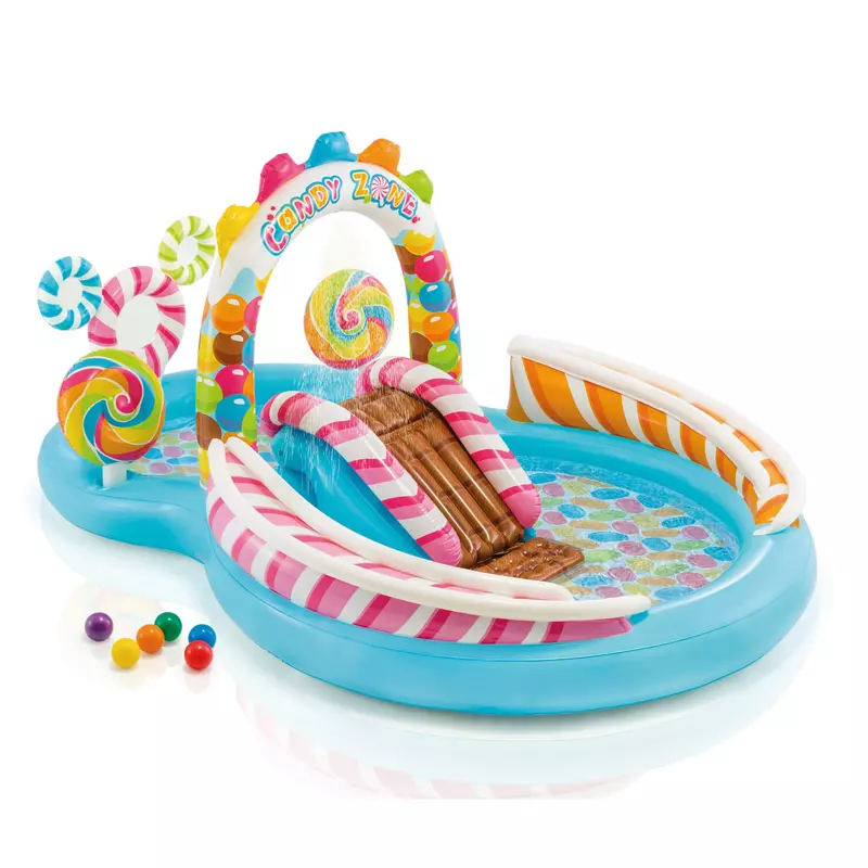 Piscina gonflabila Intex, pentru copii, cu accesorii, 295 x 191 x 130 cm- acadele