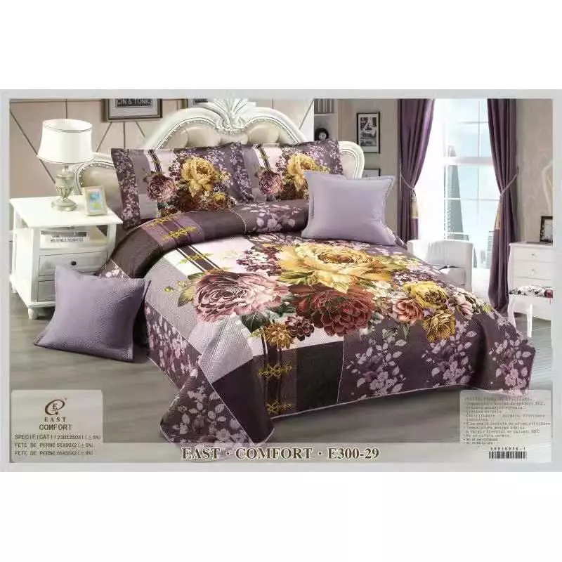 Set Cuvertura de Pat din Bumbac 3D - RD39