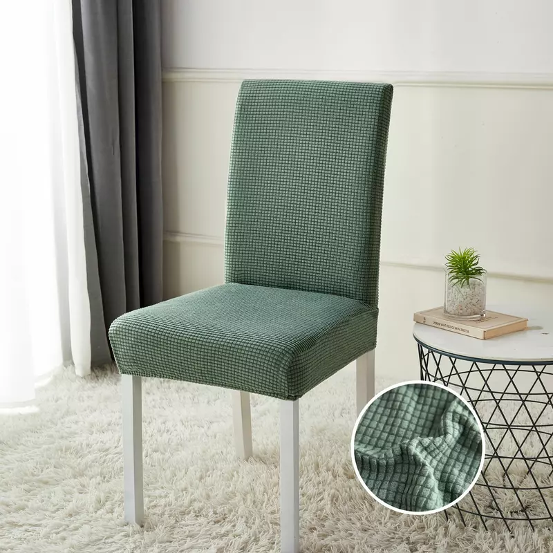 Set Huse Elastice pentru Scaun, Cocolino, 6 Piese, Cu Elastic, Verde