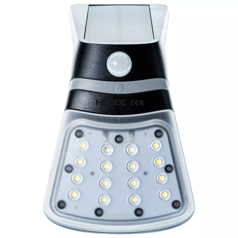 Aplica solara led 2w lumina rece - 6500 k cu senzor de miscare
