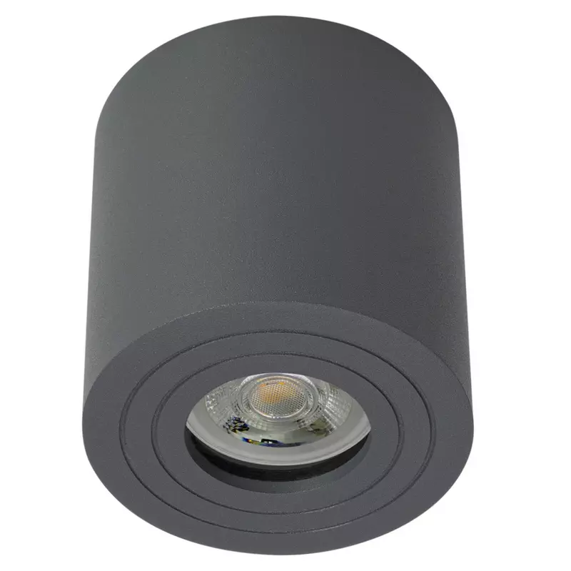 Plafoniera gri inchis- design rotund
