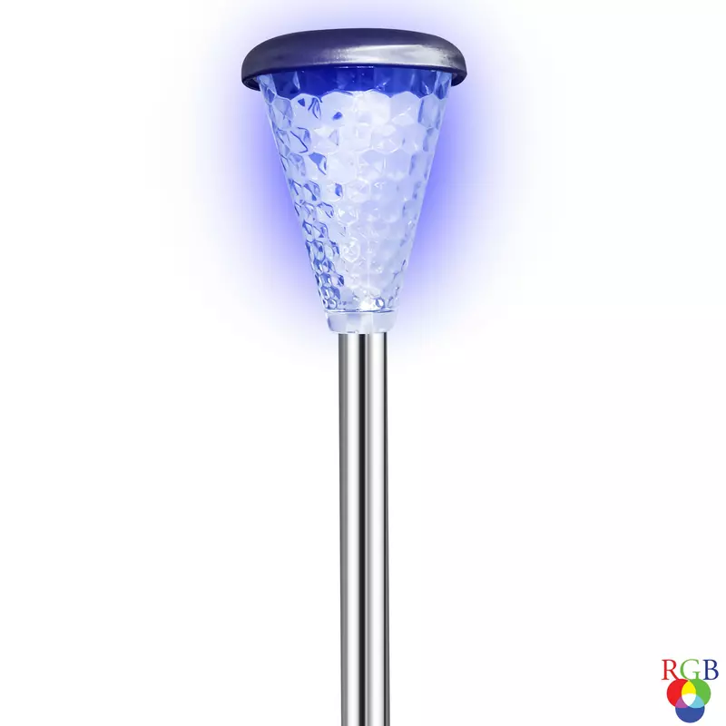 Lampa solara LED cristal H 36 cm D 8 cm