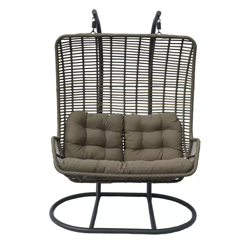 Balansoar gradina pentru 2 persoane structura metal 148 x 94 x 198 cm