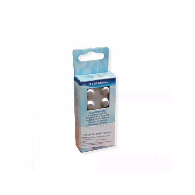 Folie pentru analiza ph / clor, summer fun, 2 x 30 tablete