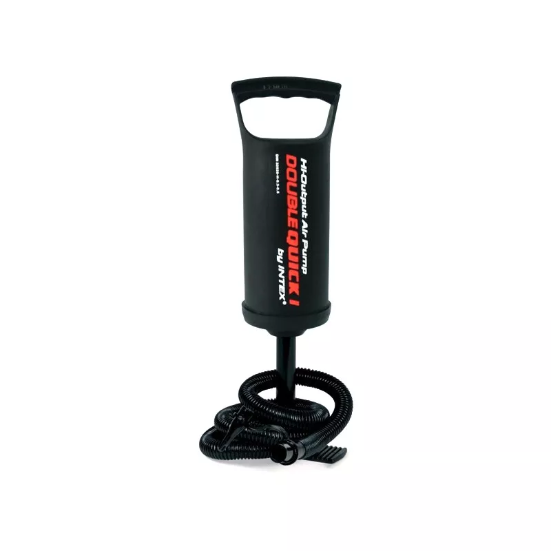 Pompa aer pentru produse gonflabile manuala cu furtun + 3 adaptoare 29 cm
