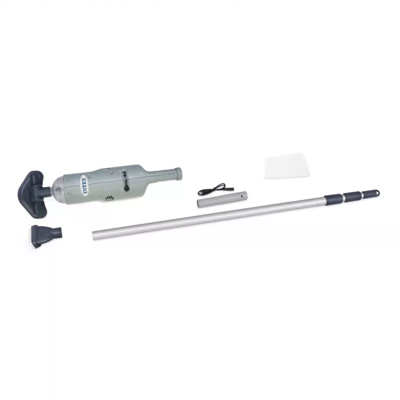 Sistem curatare piscina + maner telescopic + cablu USB + baterii reincarcabile