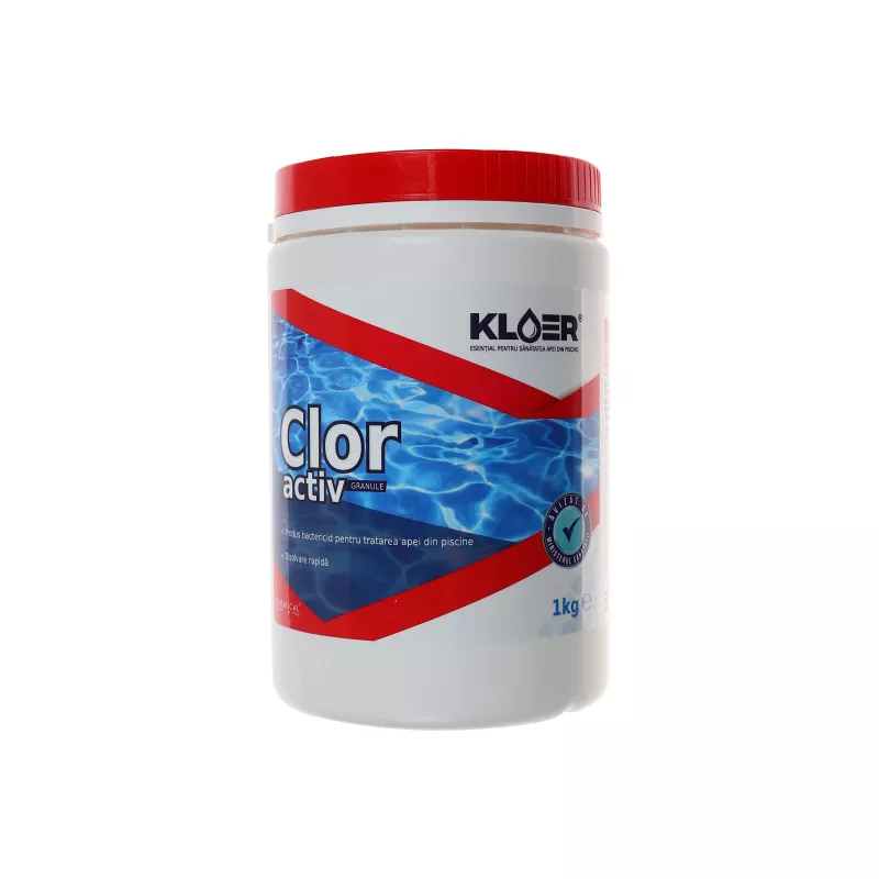 Clor activ granule kloer, pentru apa piscina, 1 kg