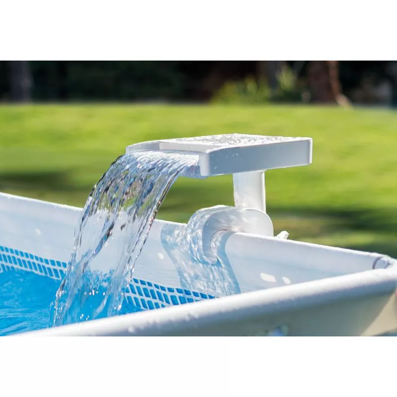 Cascada cu led multicolor pentru piscine supraterane 33x28x29 cm
