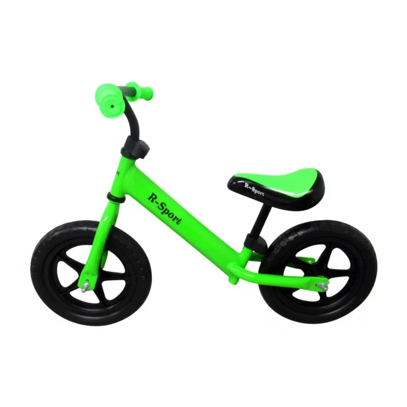 Bicicleta fara pedale cu roti din spuma EVA R-Sport R7 - Verde
