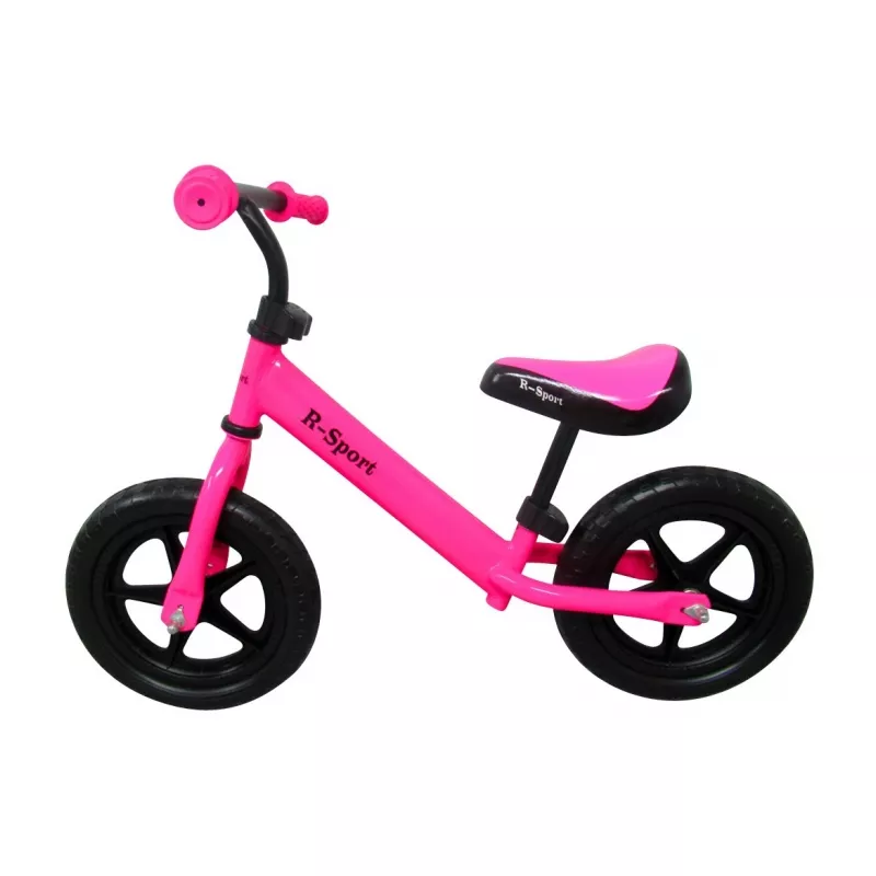 Bicicleta fara pedale cu roti din spuma EVA R-Sport R7 - Roz