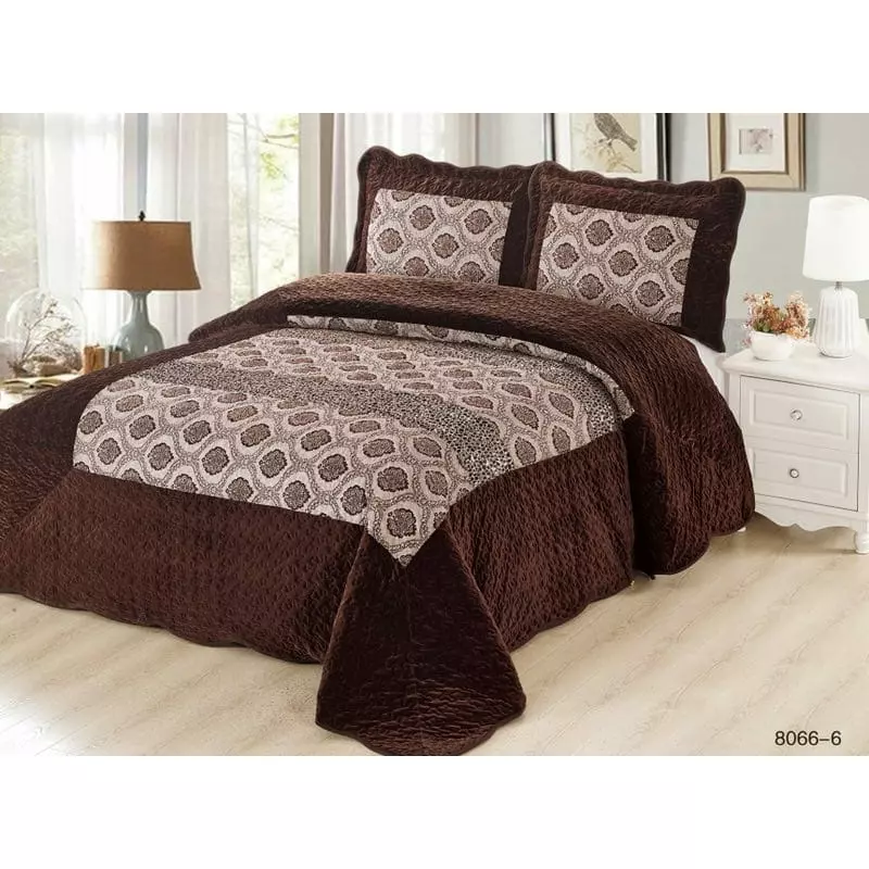 Set Cuvertura Pat Catifea - LL8066-6