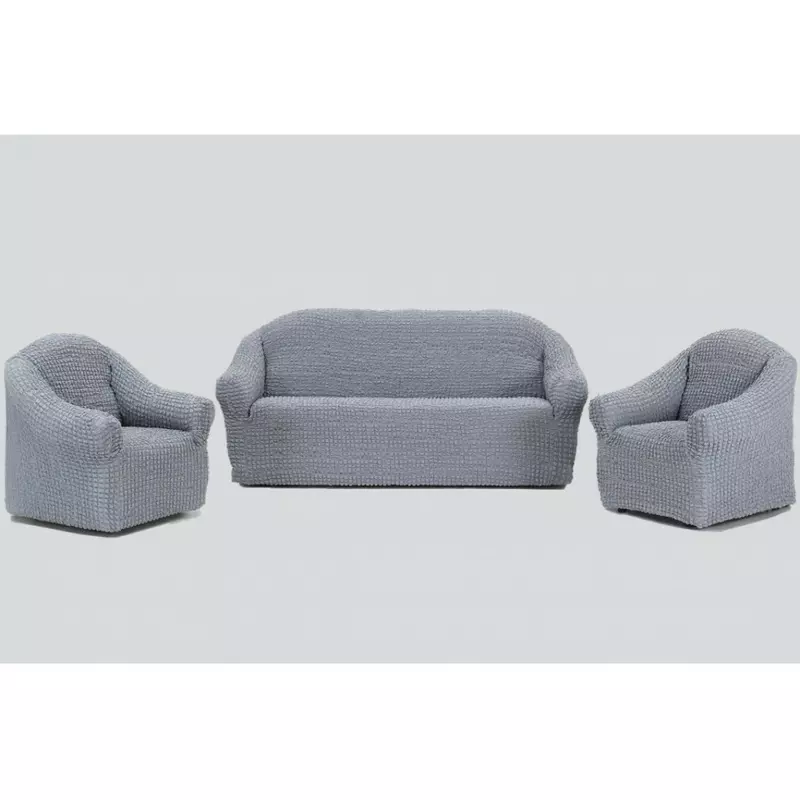 Set 3 huse fara volane pentru canapele 3 locuri si 2 fotolii - HF14