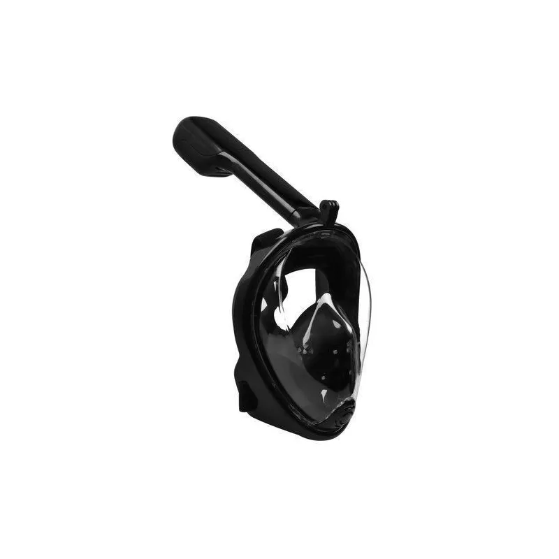 Masca snorkeling cu tub, neagra, marime L/XL, Isotrade