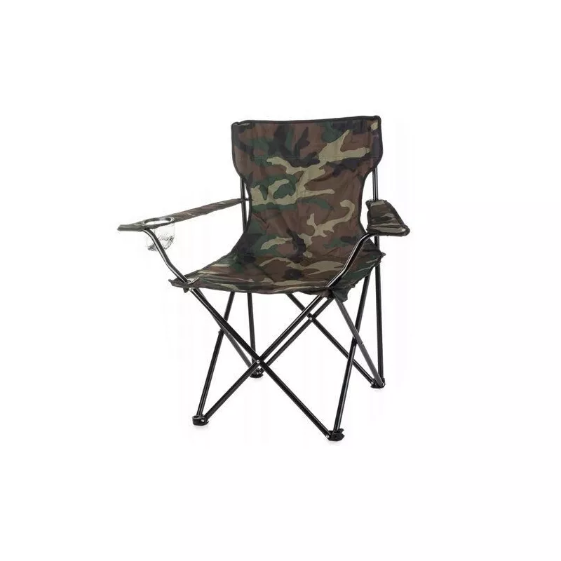 Strend Pro Scaun pliabil camuflaj pentru camping, gradina, pescuit, 85x53x85 cm