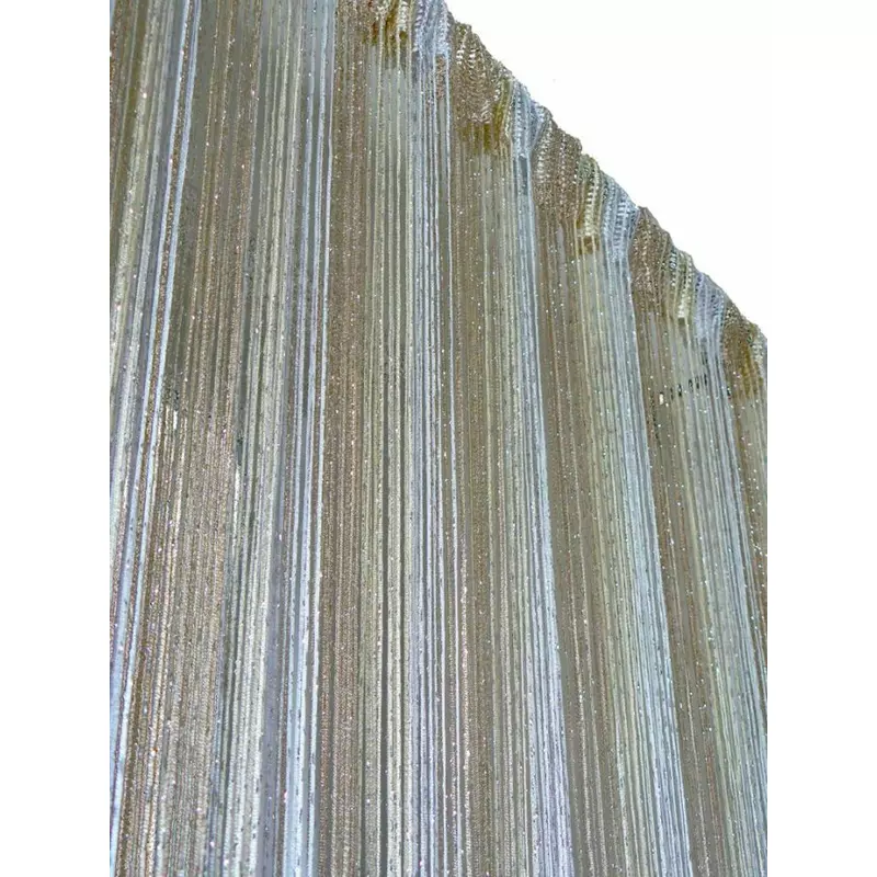Perdea franjuri alb,cream col5