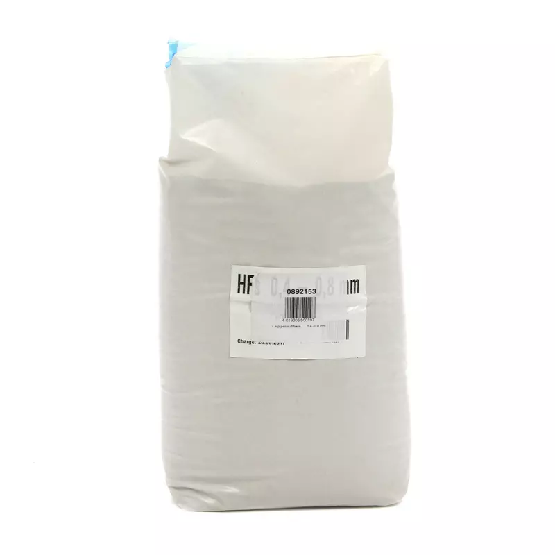 Nisip pentru filtru pompa piscina, 0,4 - 0,8 mm, 25 kg
