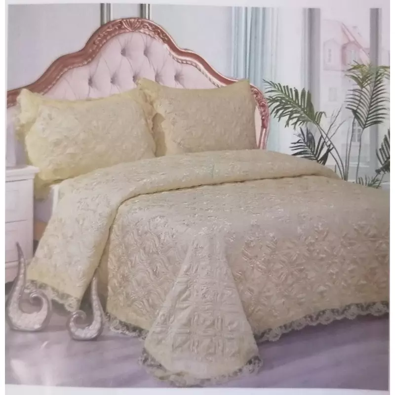 Set Cuvertura Pat cu broderie - R1014