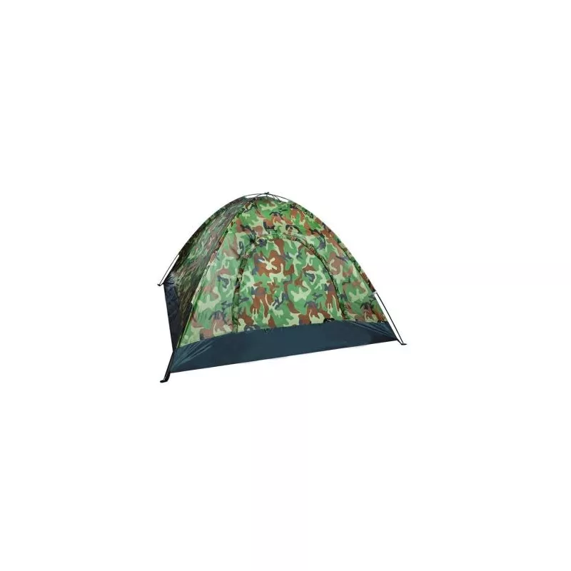 Cort camping, 4 persoane, impermeabil, cu husa, camuflaj, 190x190x125 cm, Malatec 