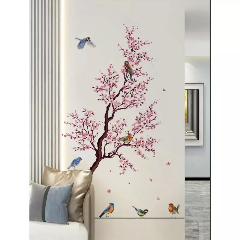 Sticker Perete Autocolant Copac Inflorit 90x110cm - 82592