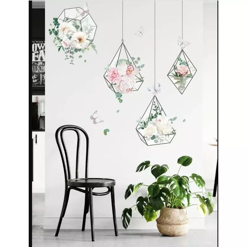 Sticker perete autocolant flori 67x70cm