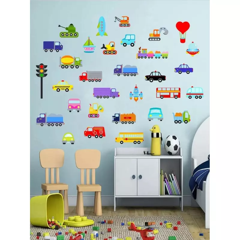 Sticker Perete Autocolant Masini Multicolore