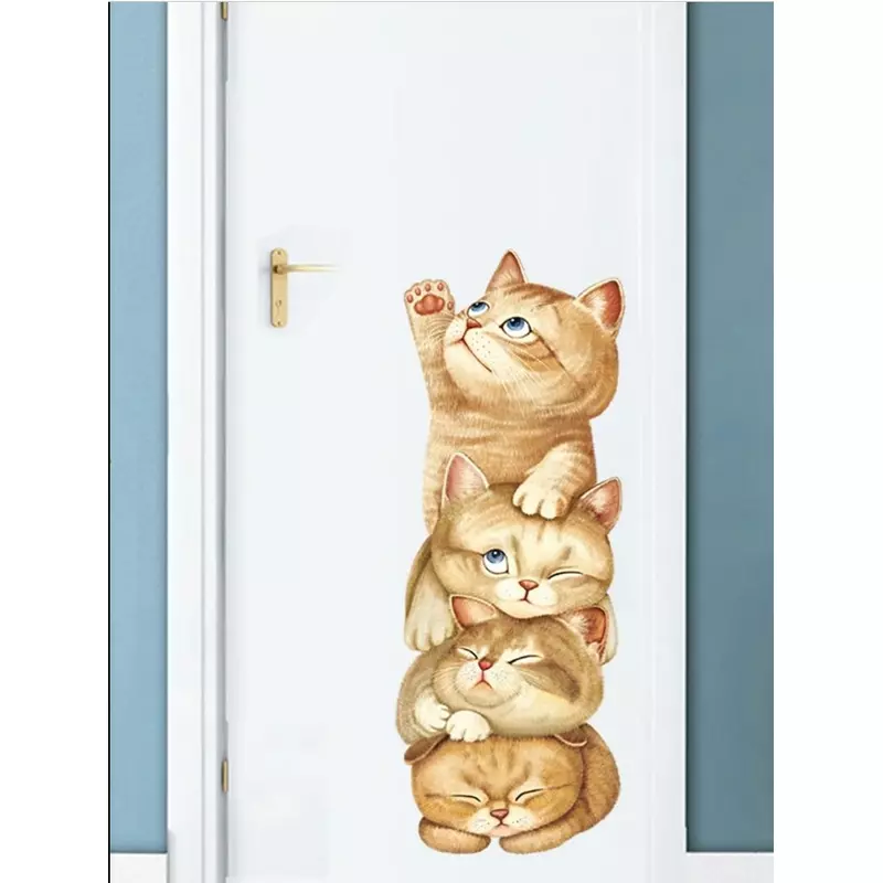 Sticker Perete Autocolant Pisici 22x58cm