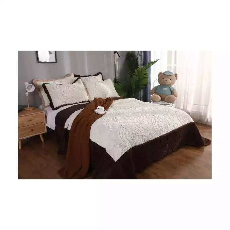Set Cuvertura Pat Catifea - LJ223
