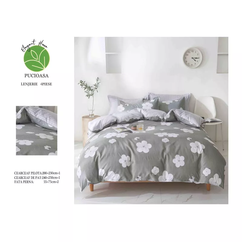 Lenjerie de pat bumbac satinat - sipra50-520