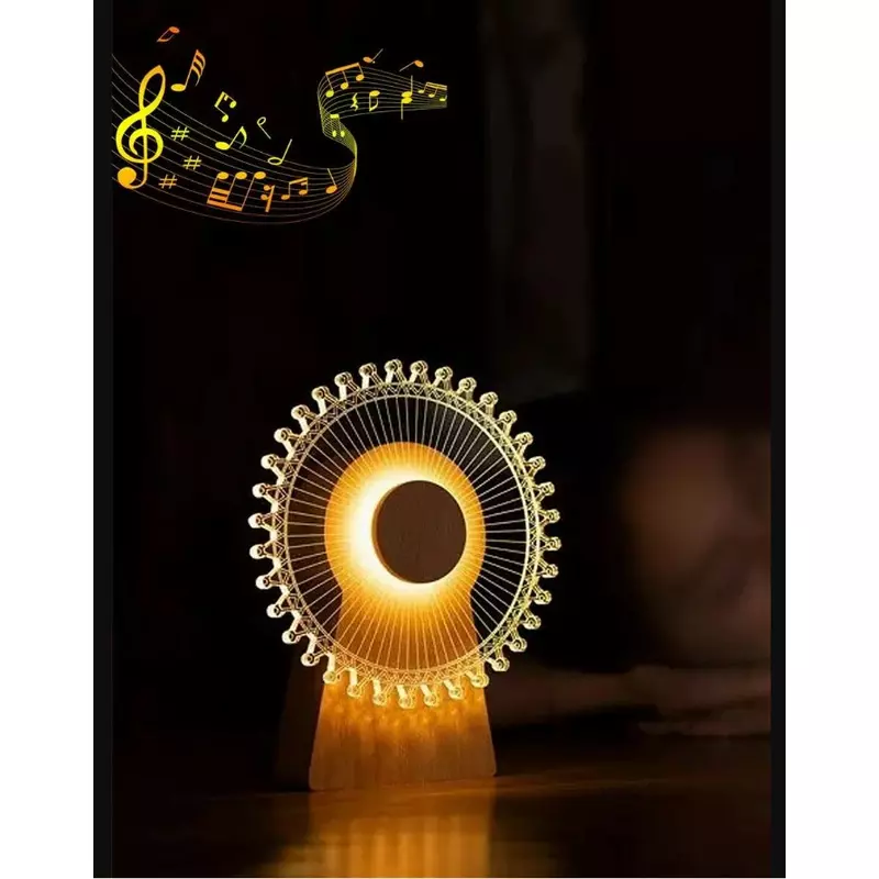 Lampa Decorativa Muzicala in forma de Roata - Diametru 15cm